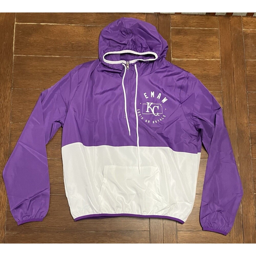 Men’s Kansas City Royals K State Purple Jacket Stadium Giveaway Size Medium